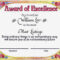 Award Certificates | Award Of Excellence Certificate Award intended for Award Of Excellence Certificate Template