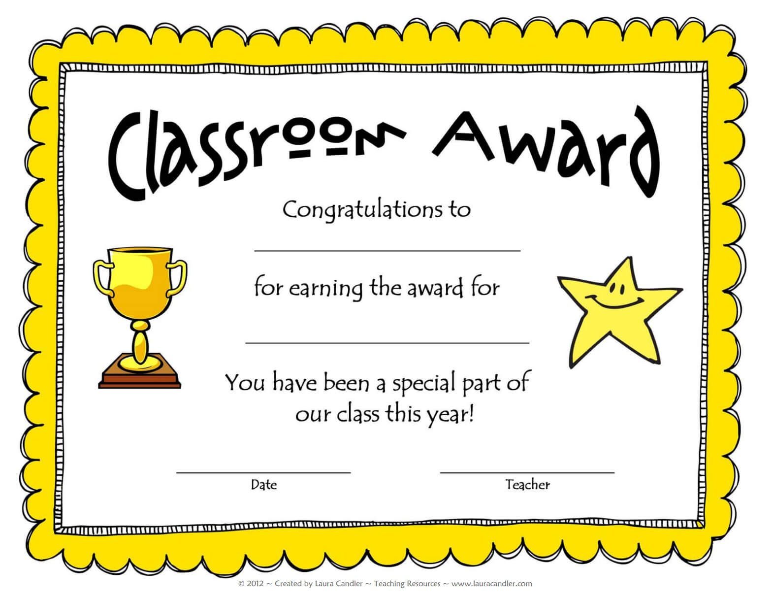 Awesome Collection For Classroom Certificates Templates With Classroom Certificates Templates