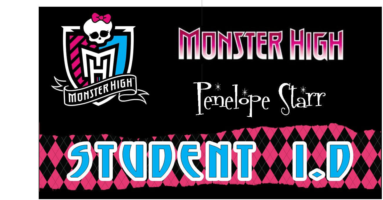 Awesome Monster High Party Games ~ Diy And Printables! In Monster High Birthday Card Template