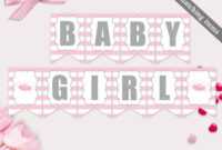 Baby Shower Banner Template Printable Tutu Excited Banner in Baby Shower Banner Template