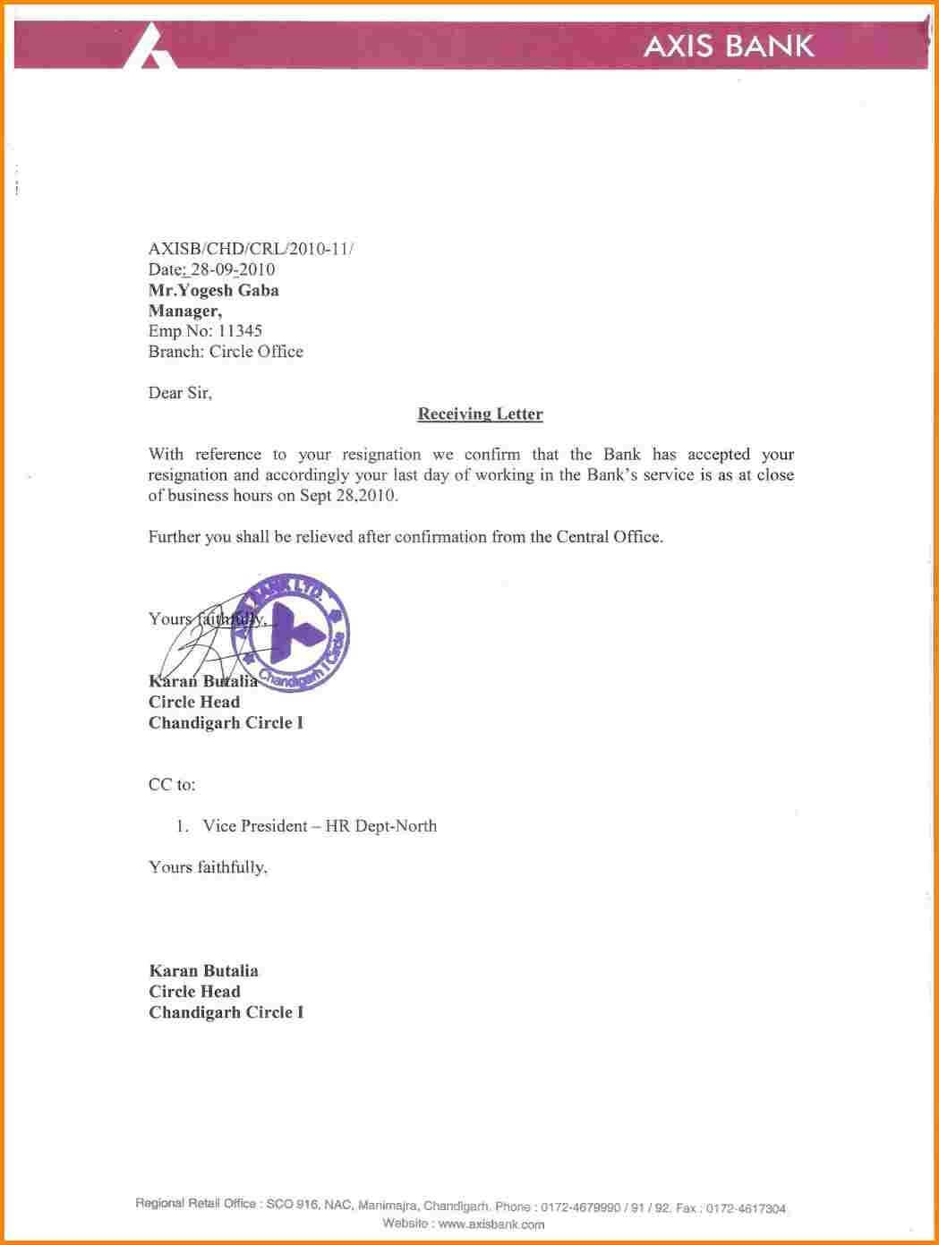 Bank Resignation Letter Format Noc For From Documentshub Throughout Noc Report Template
