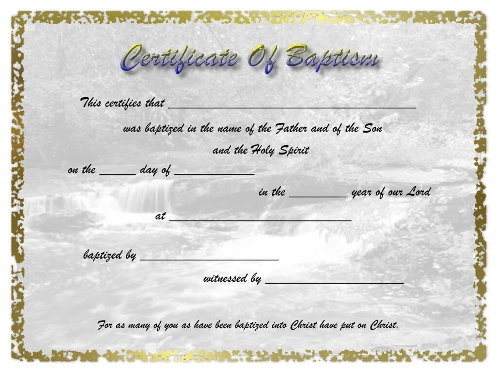 Baptism Certificate Template Download – Atlantaauctionco For Baptism Certificate Template Word