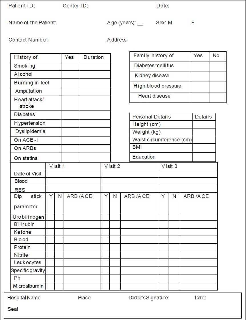 Basics Of Case Report Form Designing In Clinical Research In Case Report Form Template Clinical Trials