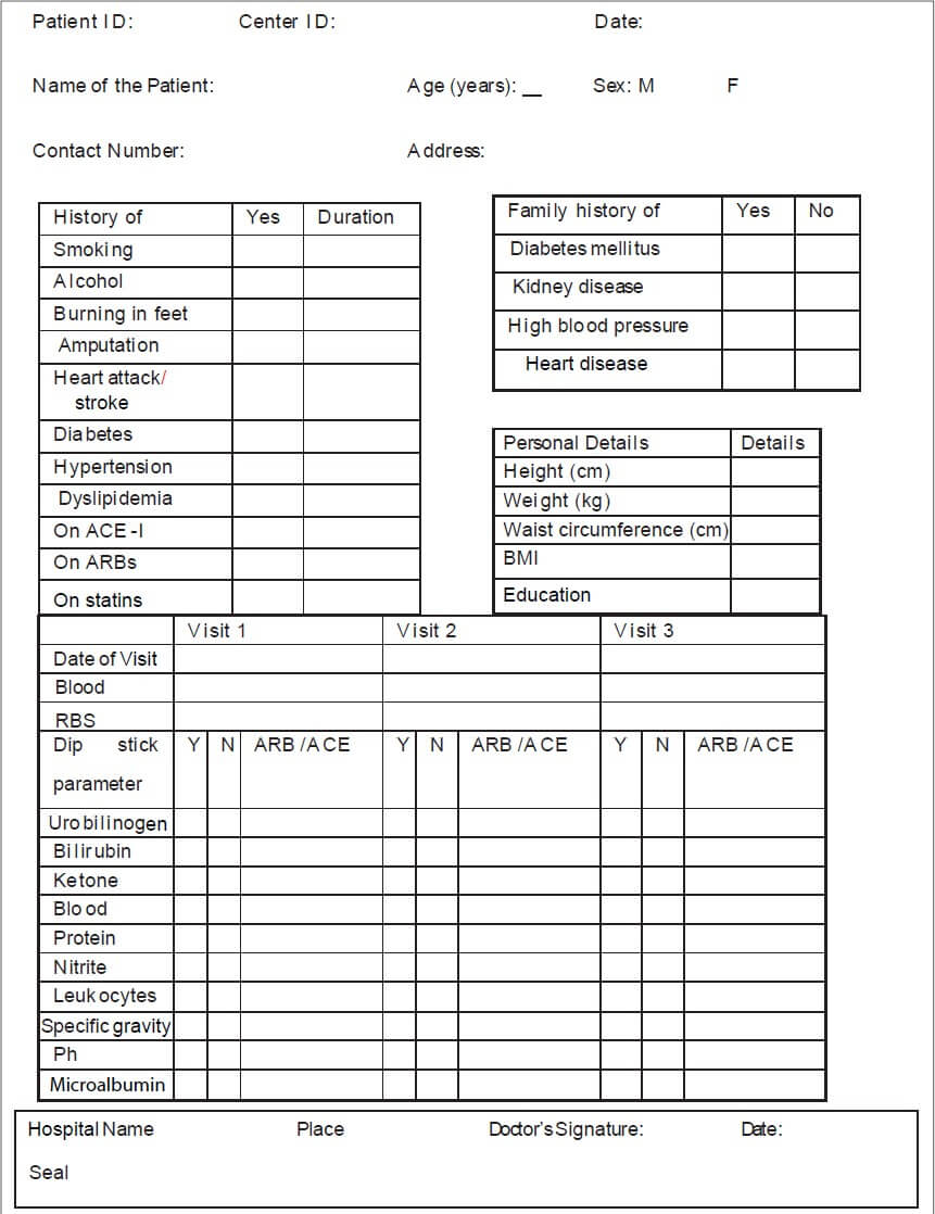 Basics Of Case Report Form Designing In Clinical Research Throughout Case Report Form Template