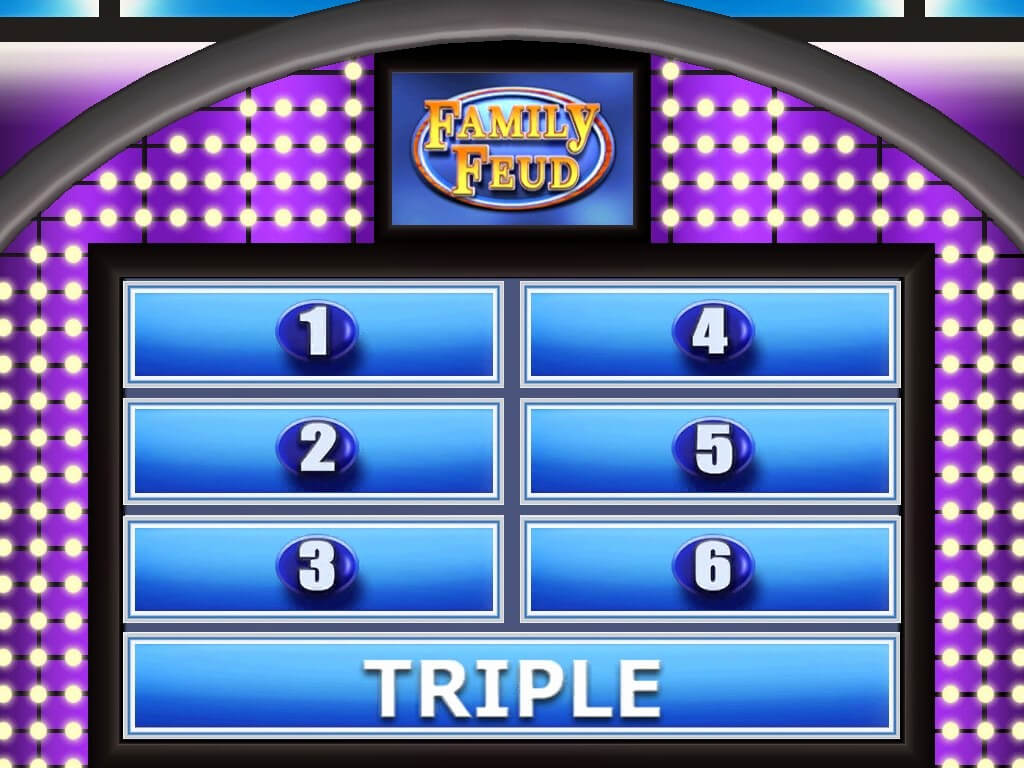 Beautiful Photograph Of Free Family Feud Powerpoint Template In Family Feud Powerpoint Template With Sound