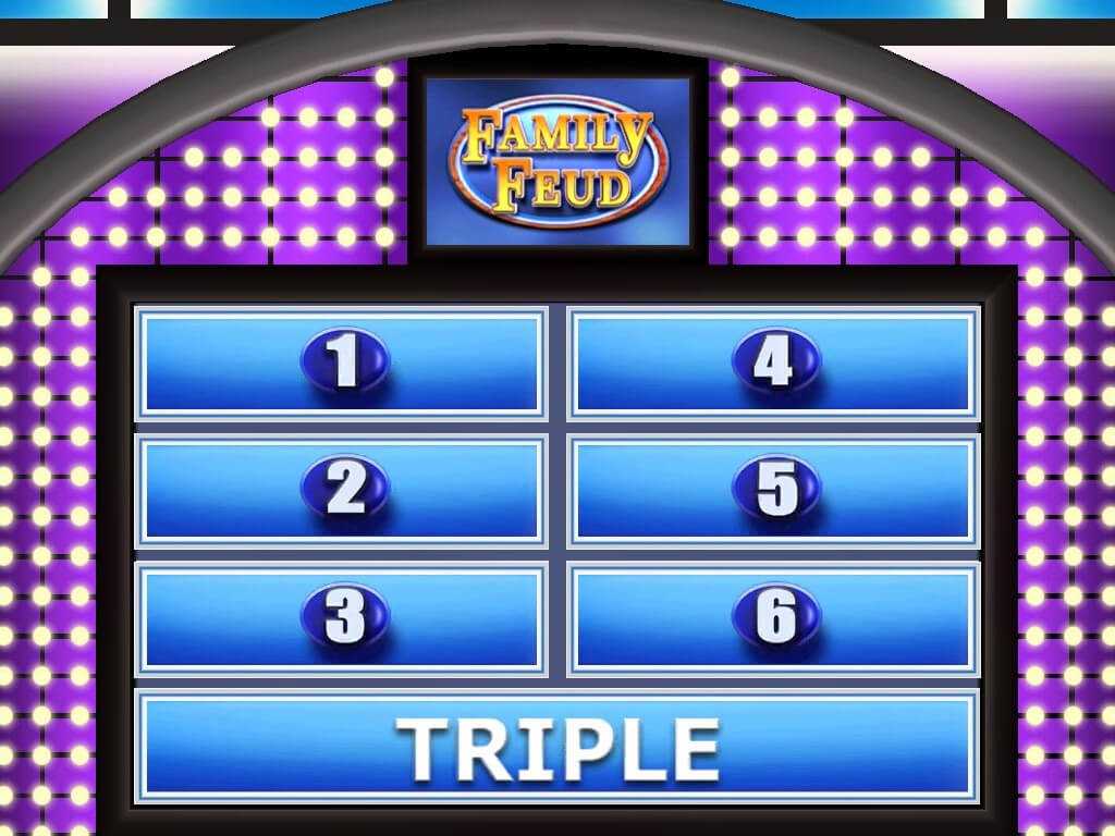 Beautiful Photograph Of Free Family Feud Powerpoint Template In Family Feud Powerpoint Template With Sound