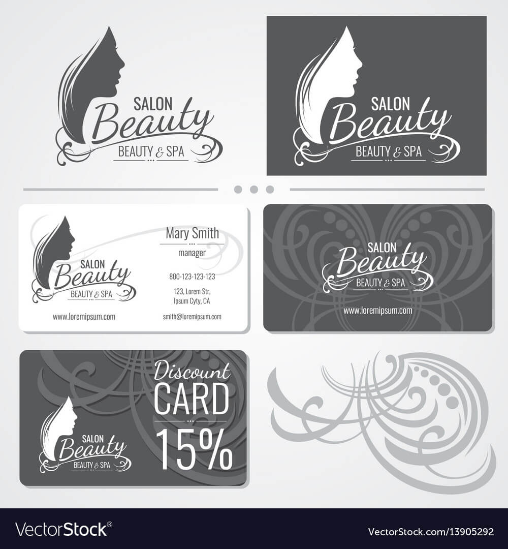 Beauty Salon Business Card Templates With For Hairdresser Business Card Templates Free