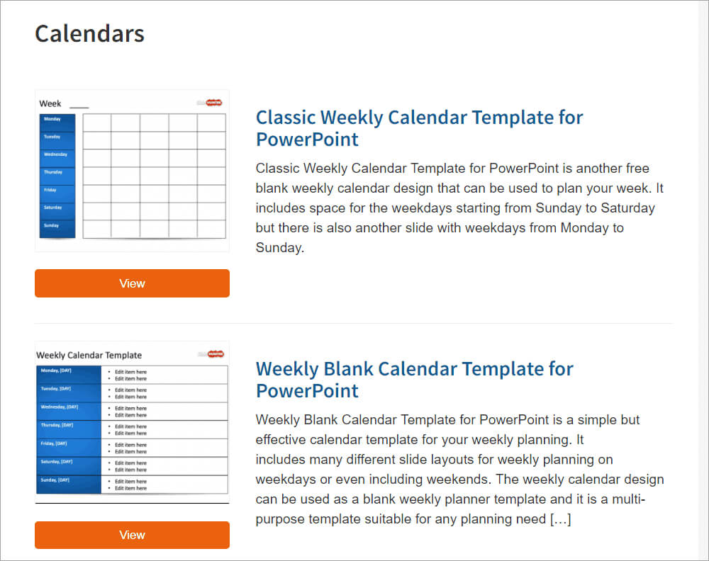 Best Free Powerpoint Calendar Templates On The Internet Intended For Microsoft Powerpoint Calendar Template