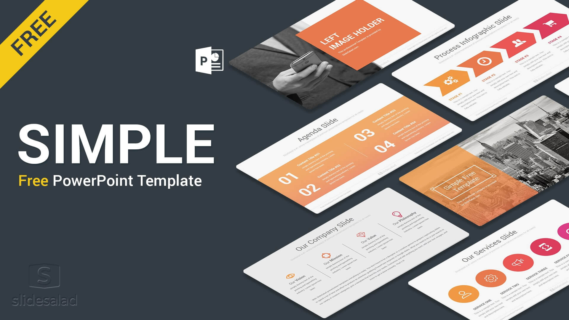 Best Free Presentation Templates Professional Designs 2019 Within Business Card Template Powerpoint Free