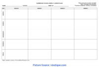 Best Lesson Plan Template Word Editable Best Photos Of within Teacher Plan Book Template Word