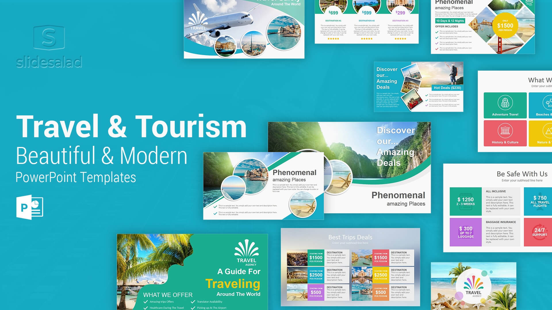 Best Modern Powerpoint Templates For 2019 – Slidesalad Within Tourism Powerpoint Template