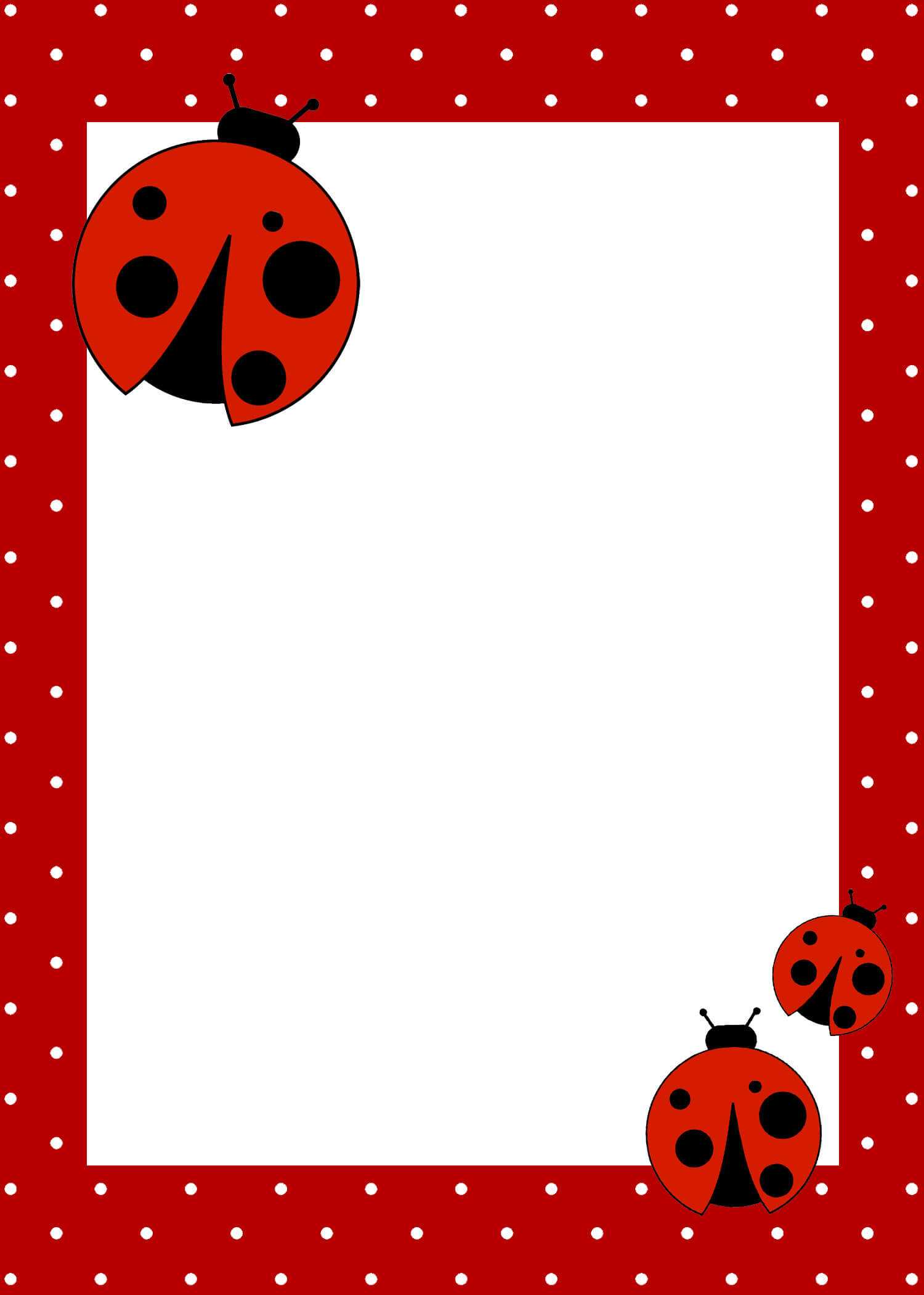 Best Photos Of Blank Ladybug Template Printable – Ladybug In Blank Ladybug Template