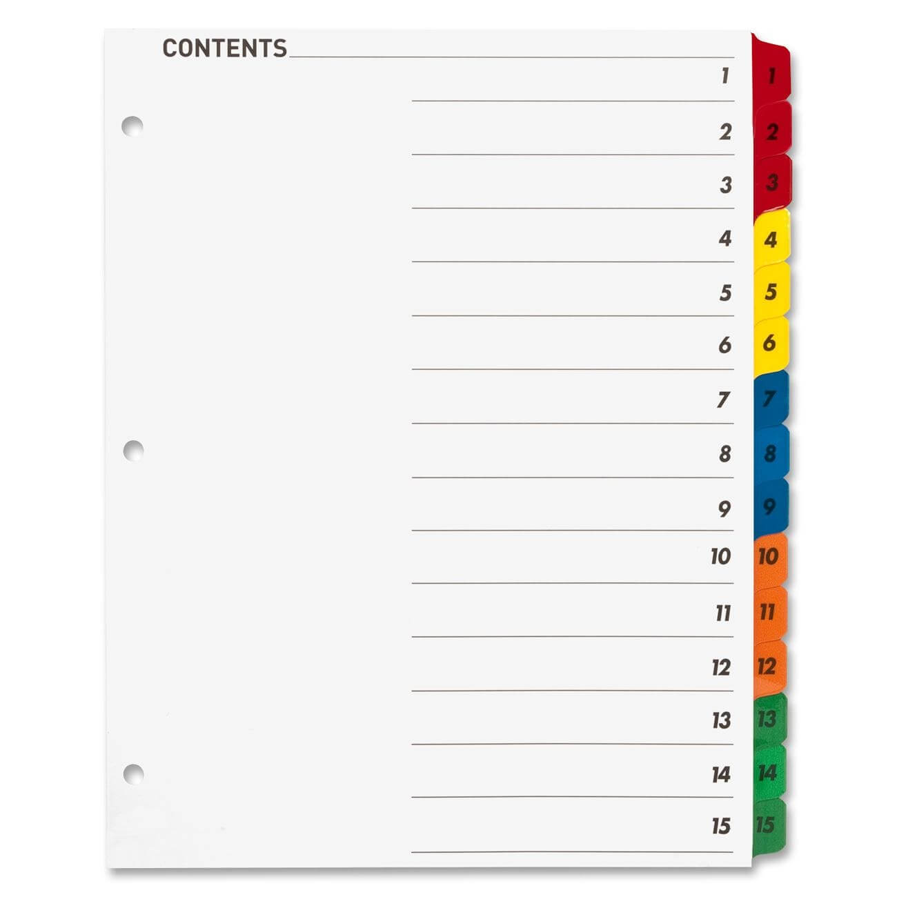 Best Photos Of Blank Table Of Contents – Blank Table Of In Blank Table Of Contents Template Pdf