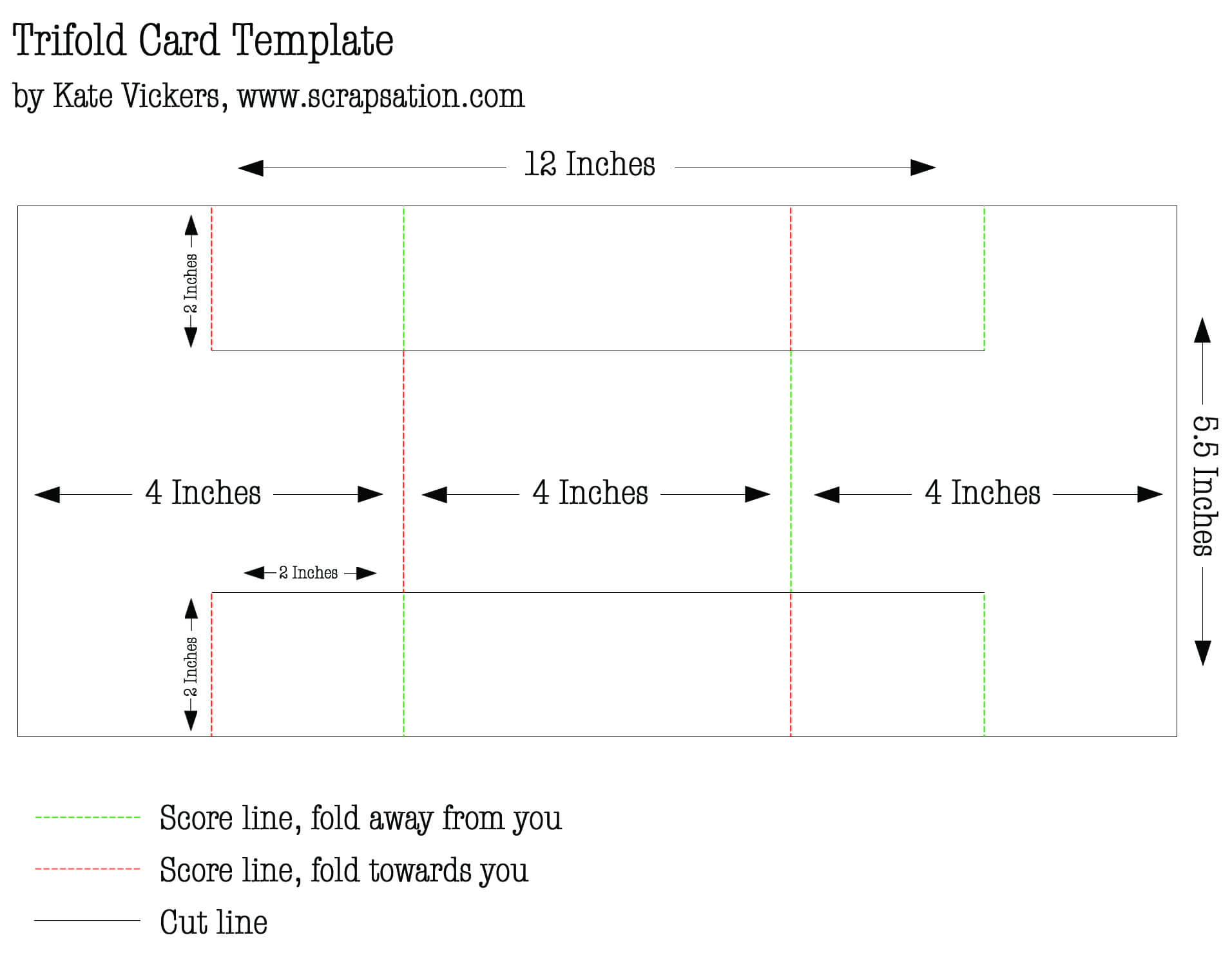Best Photos Of Card Folding Templates Free – Double Fold Pertaining To Card Folding Templates Free