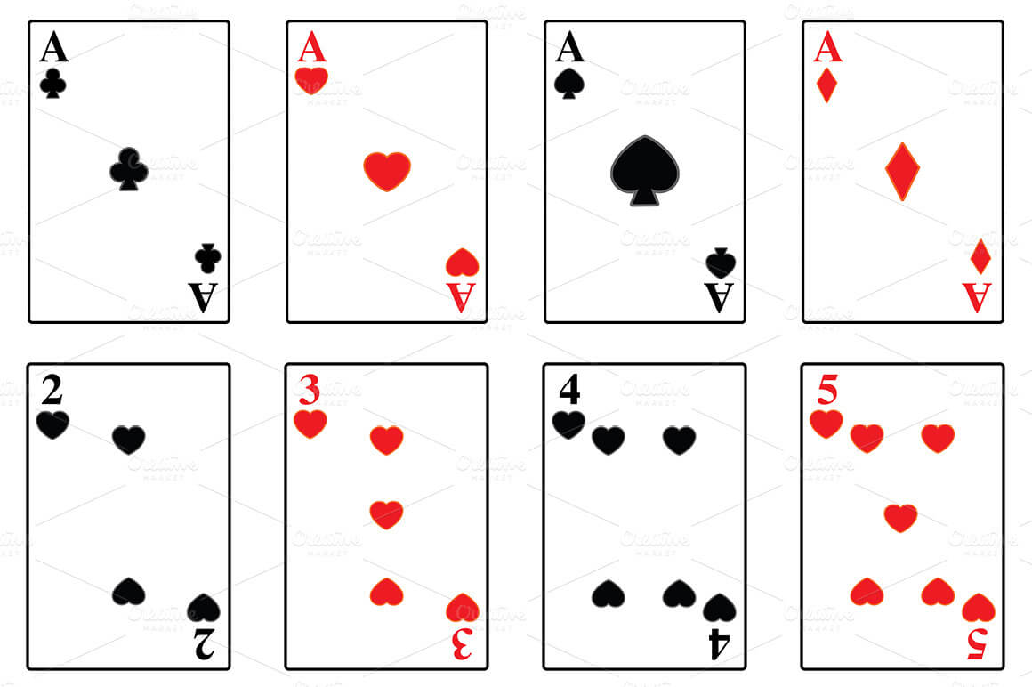 Best Photos Of Deck Of Playing Card Templates – Playing Card Inside Deck Of Cards Template