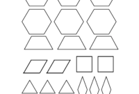Best Photos Of Pattern Blocks Template Printables - Pattern inside Blank Pattern Block Templates