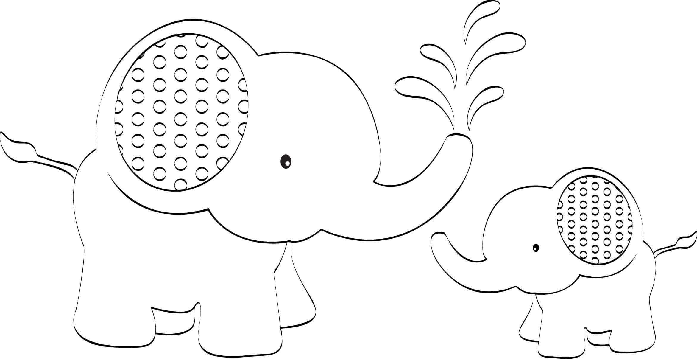 Best Photos Of Template Of Elephant – Elephant Outline Clip Regarding Blank Elephant Template