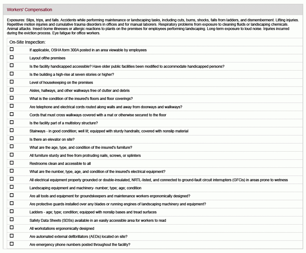 Best's Underwriting & Loss Control Resources Within Equipment Fault Report Template