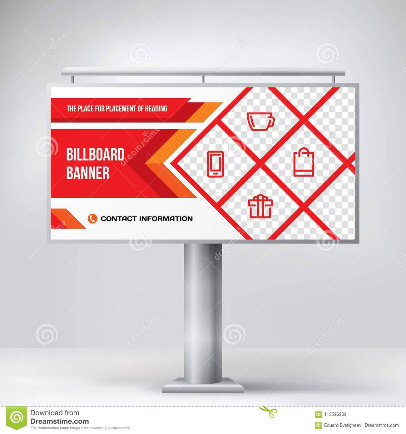 Billboard Design, Template Banner For Outdoor Advertising With Regard To Outdoor Banner Design Templates