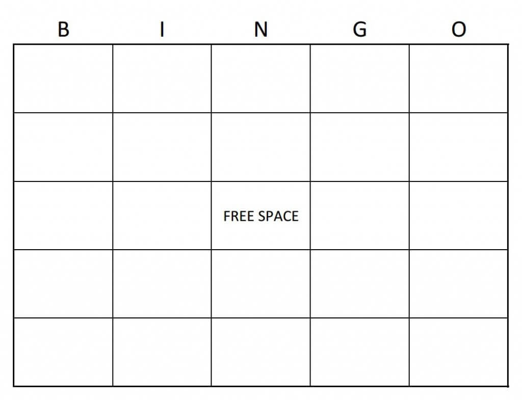 Bingo Card Template Word | All Document Resume Intended For Bingo Card Template Word