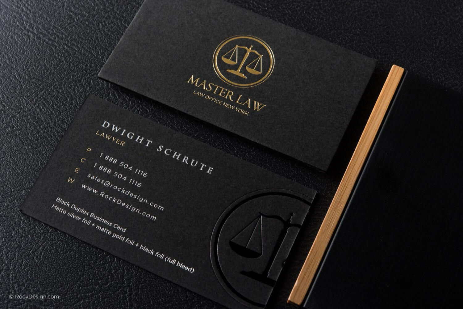 Black And Gold Law Business Card Template 9 | Lawyer Regarding Lawyer Business Cards Templates
