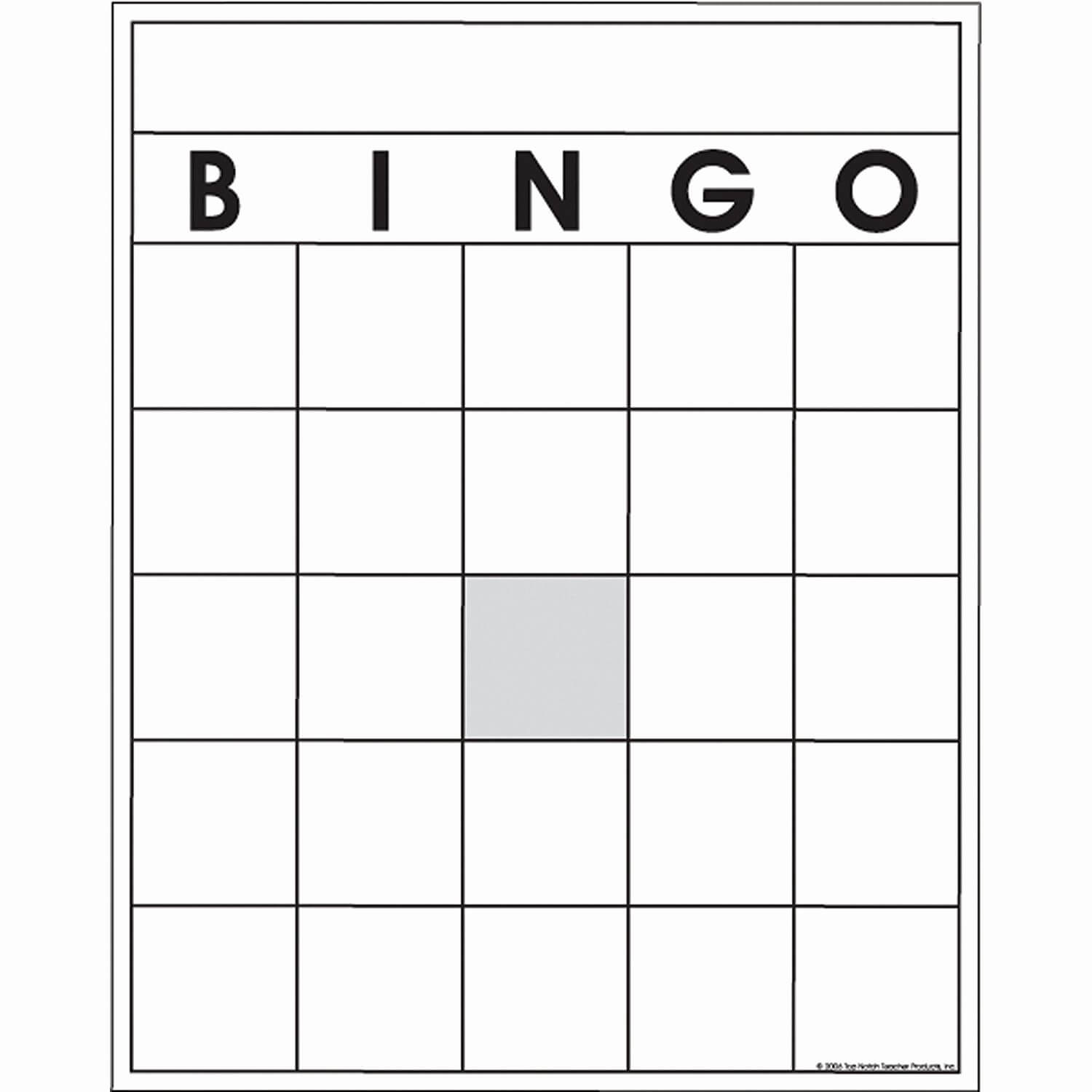 Blank Bingo Card Template | Locksmithcovington Template With Blank Bingo Template Pdf