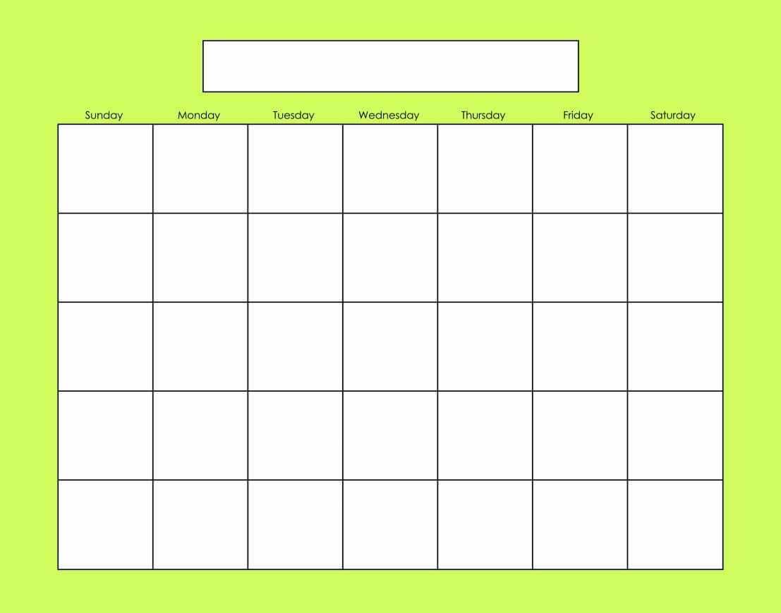 Blank Calendars Activity Calendars | Blank Calendar Pages Inside Blank Activity Calendar Template