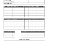 Blank Call Sheet Template - Atlantaauctionco with Blank Call Sheet Template