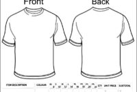 Blank Clothing Order Form Template | Besttemplates123 intended for Blank T Shirt Order Form Template