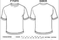 Blank Clothing Order Form Template | Besttemplates123 intended for Blank T Shirt Order Form Template