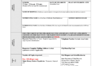 Blank Death Certificate Bihar - Fill Online, Printable with regard to Baby Death Certificate Template