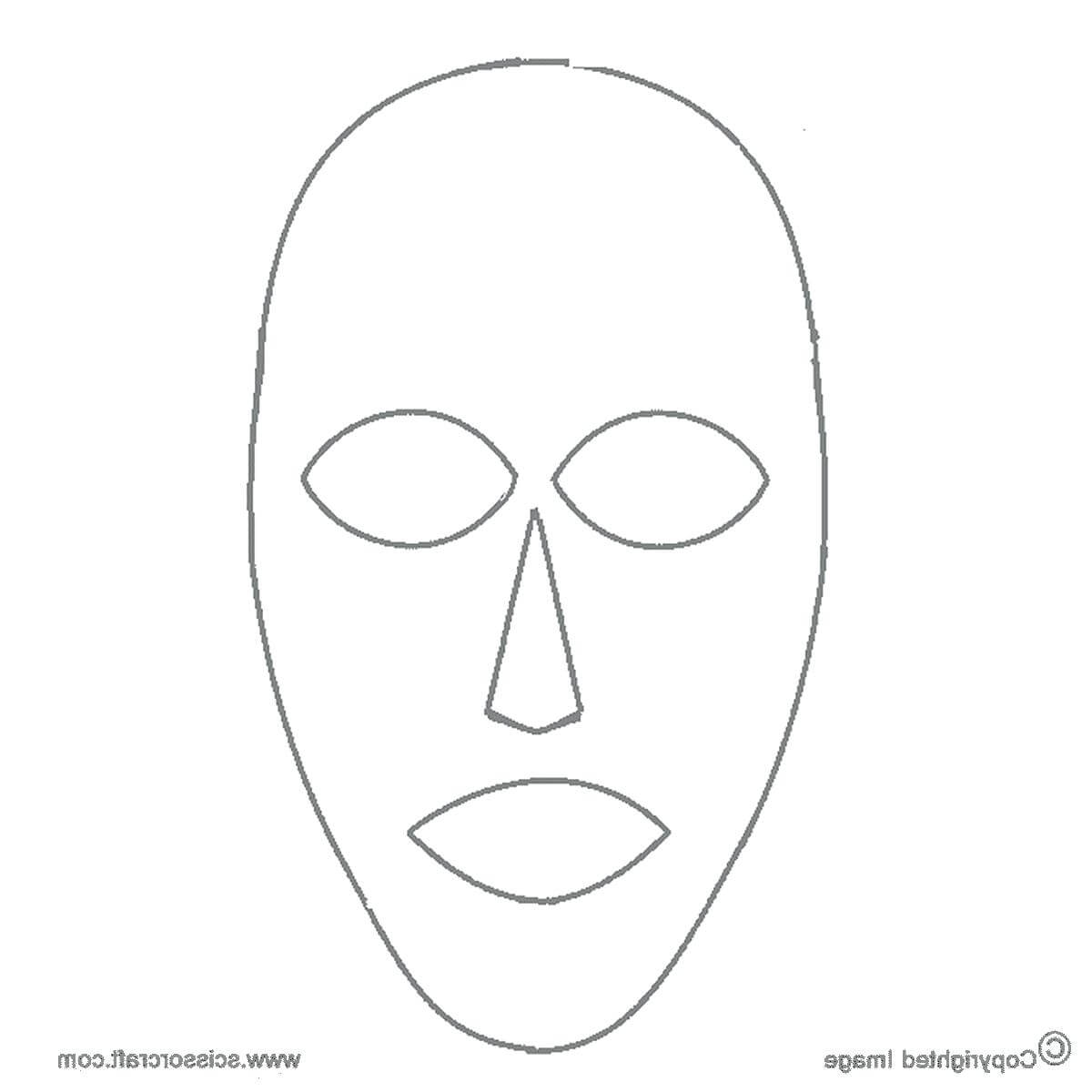 Blank Face Sketch At Paintingvalley | Explore Collection Inside Blank Face Template Preschool