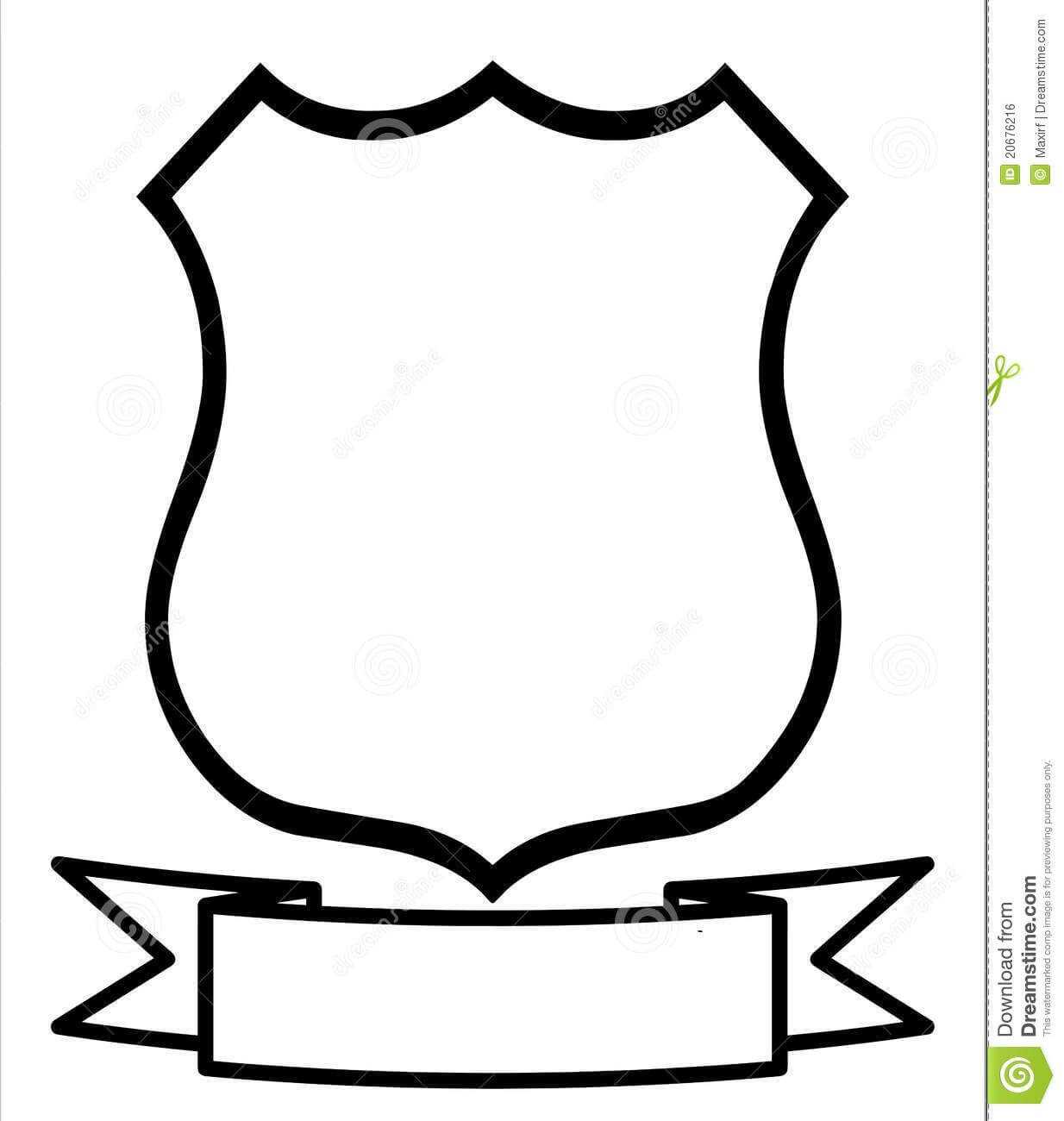 Blank Family C | Shield Vector, Shield Template, Family Crest Throughout Blank Shield Template Printable