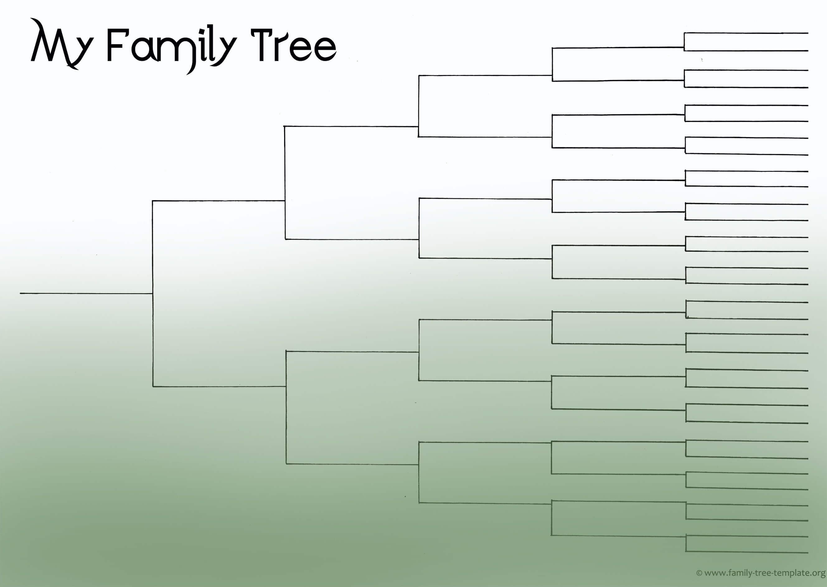 Blank Family Tree Chart Template | Geneology | Blank Family With Blank Tree Diagram Template