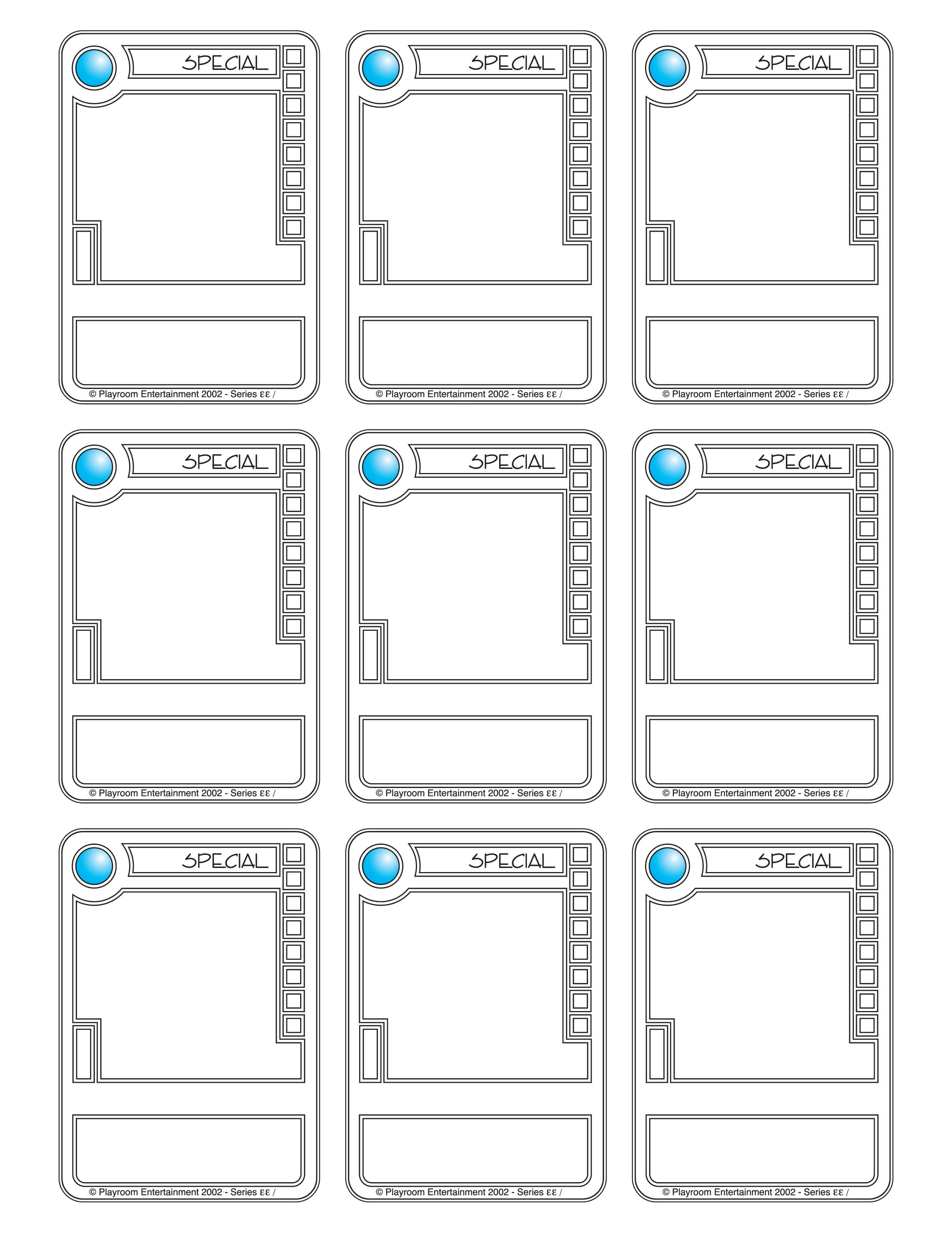 Blank Game Card Template | Theveliger Pertaining To Blank Playing Card Template