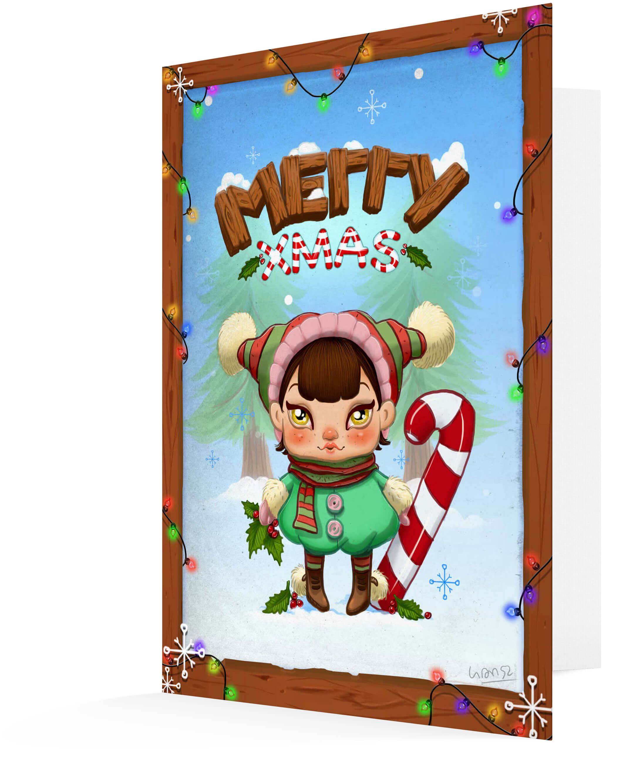 Blank Holiday Christmas Greeting Card Mockups – Psd Mockups Inside Christmas Photo Card Templates Photoshop