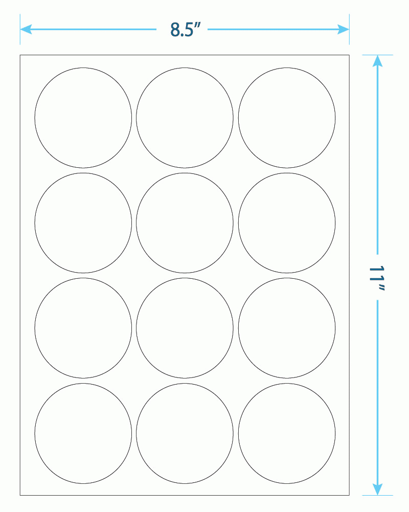 Blank Label Printing Template – Pdf & Doc Download In 33 Up Label Template Word