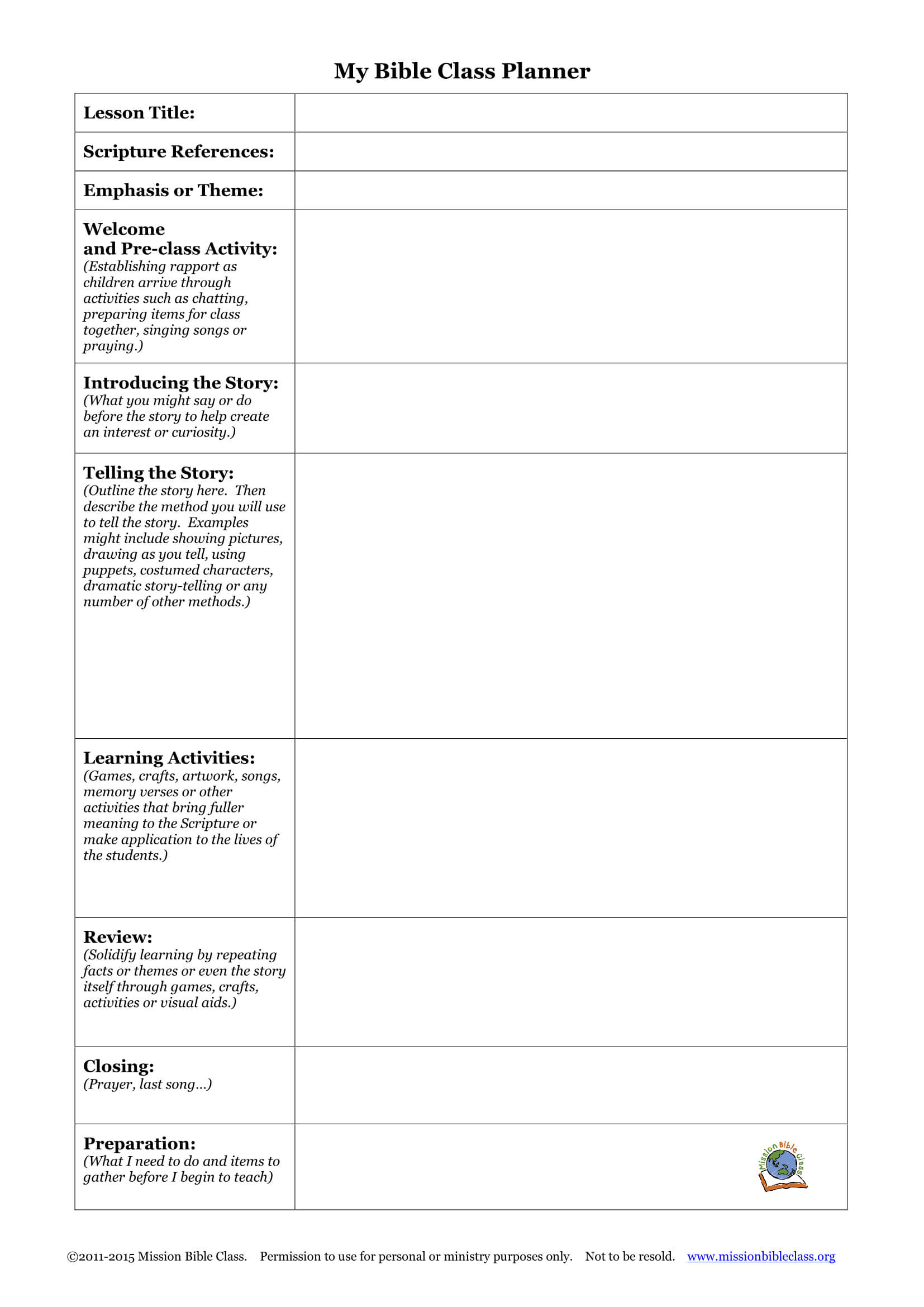 Blank Lesson Plan Templates To Print | Lesson Plan Templates With Regard To Blank Syllabus Template