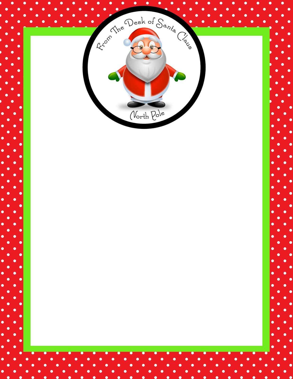 Santa Claus Printable Paper