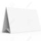 Blank Paper Tent Template, White Tent Card With Empty Space In.. with regard to Blank Tent Card Template