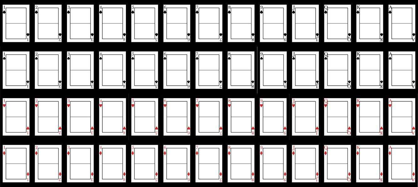 Blank Playing Card Template | Valentine | Blank Playing With Regard To Deck Of Cards Template