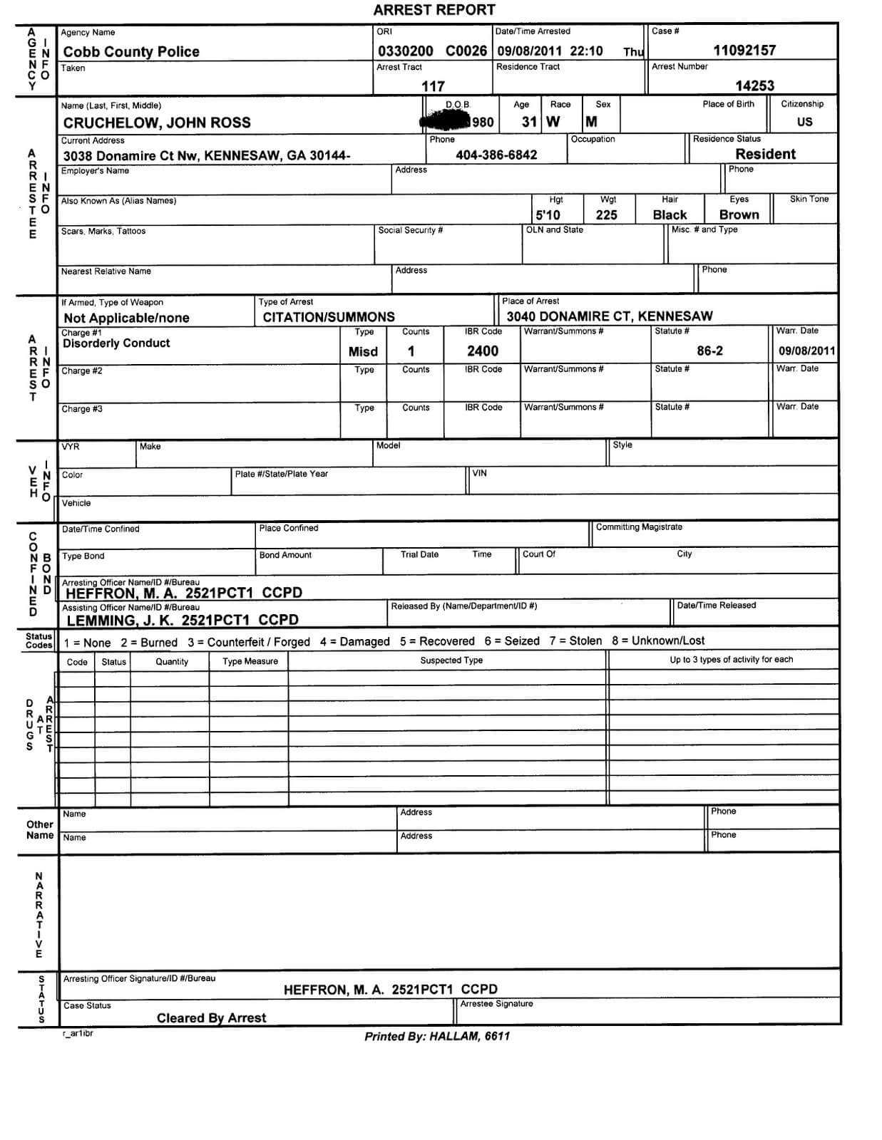 Blank Police Incident Report Template – Major.magdalene Regarding Blank Autopsy Report Template