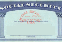 Blank Social Security Card Template | Social Security Card intended for Social Security Card Template Download