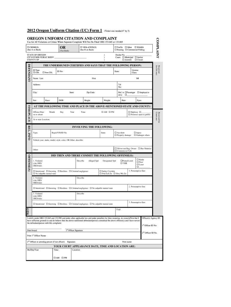 Blank Speeding Ticket – Fill Online, Printable, Fillable With Regard To Blank Parking Ticket Template
