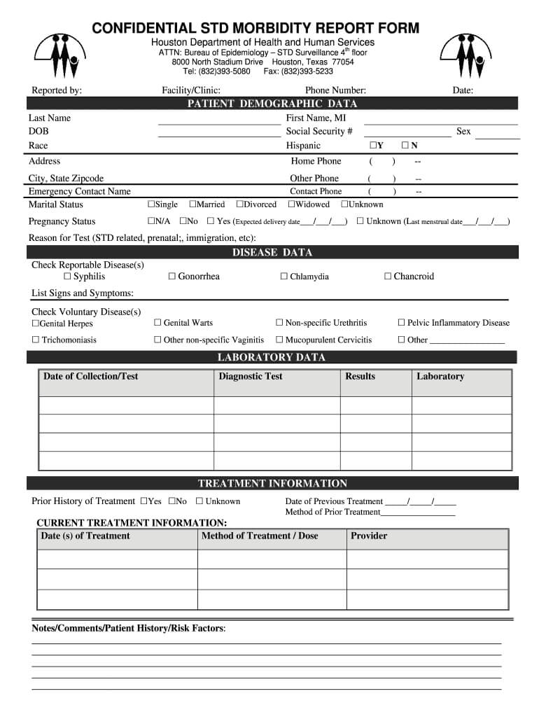 Blank Std Test Result Form Printable – Fill Online Intended For Blank Audiogram Template Download