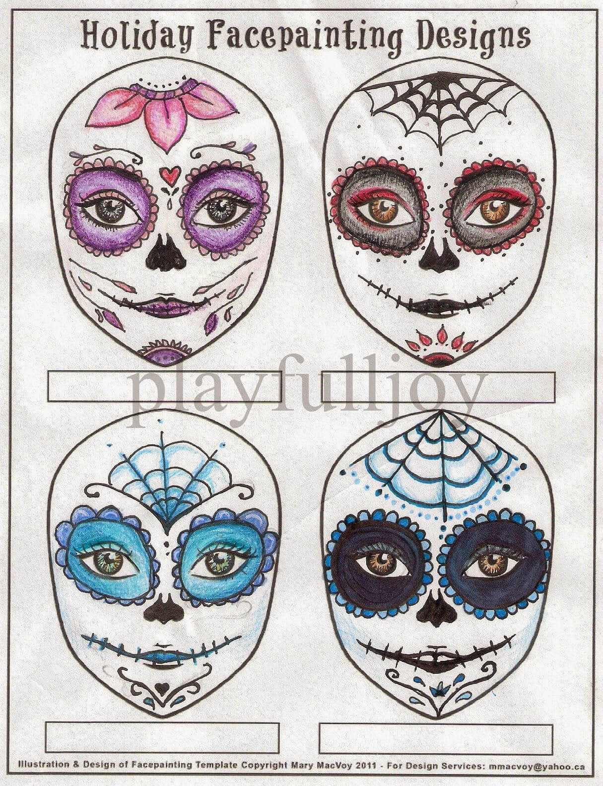 Blank Sugar Skull Template – Google Search | Sugar Skulls In Pertaining To Blank Sugar Skull Template