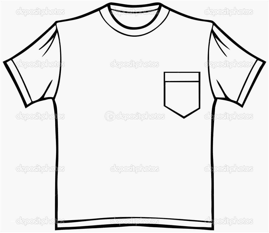 Blank T Shirt Drawing | Free Download Best Blank T Shirt Within Blank Tshirt Template Pdf