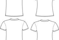 Blank T-Shirts Template pertaining to Blank Tee Shirt Template