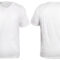 Blank V-Neck Shirt Mock Up Template, Front And Back View, Isolated.. pertaining to Blank V Neck T Shirt Template