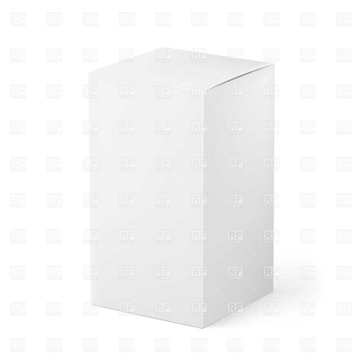 Blank White Box – Package Template Stock Vector Image With Blank Packaging Templates